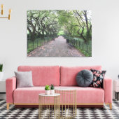 セントラルパークNYCコンサバトリーガーデンフォトキャンバス キャンバスプリント (インサイチュ (リビング))