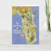 セントラルフロリダからのご挨拶カード カード (正面)