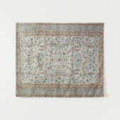 セントラルペルシアミュートダストクリームグレーラグ タペストリー (正面(横))