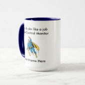 セントラルモニターオススーパーヒーローマグ マグカップ (正面左)