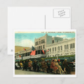 セントラル・アベニュー、サンクトペテルブルク、フロリダ州ヴィンテージ ポストカード (正面/裏面)