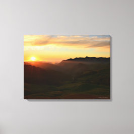 セントラル・コースト・サンセット キャンバスプリント