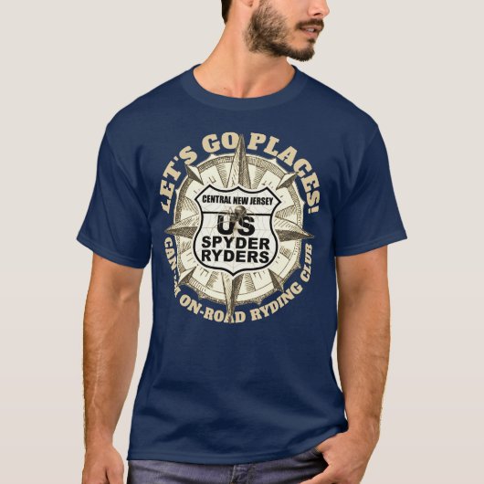 セントラル ニュージャージー支部 - 楽しい場所へ出かけよう! Tシャツ (正面)
