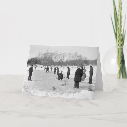 セントラル・パークでカールします、1906年 カード (正面)