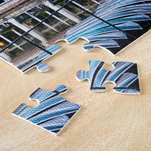 セントラル・パークのボートのレストランのボートハウス ジグソーパズル (側面)