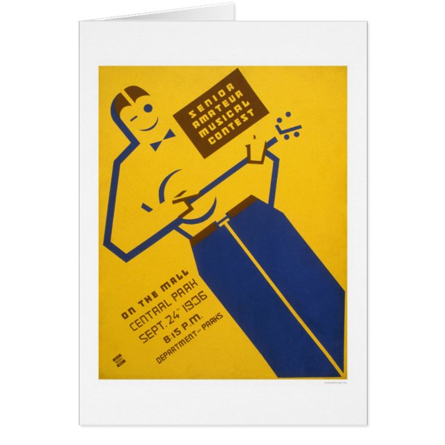 セントラル・パークのミュージカル1936 WPA (正面)