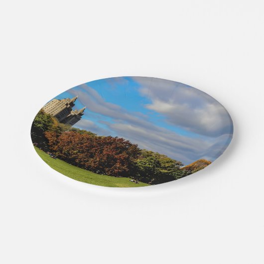 セントラル・パークの景色の写真 ペーパープレート (アングル)