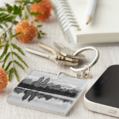 セントラル・パークのNYCのスカイライン キーホルダー (正面右)