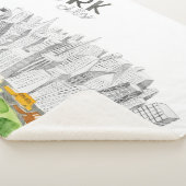 セントラル・パーク及びニューヨークシティのコラージュ シェルパブランケット (3/4)