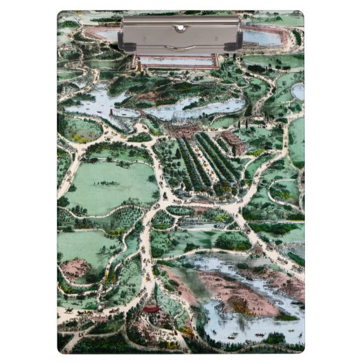 セントラル・パーク1860年 クリップボード (正面)