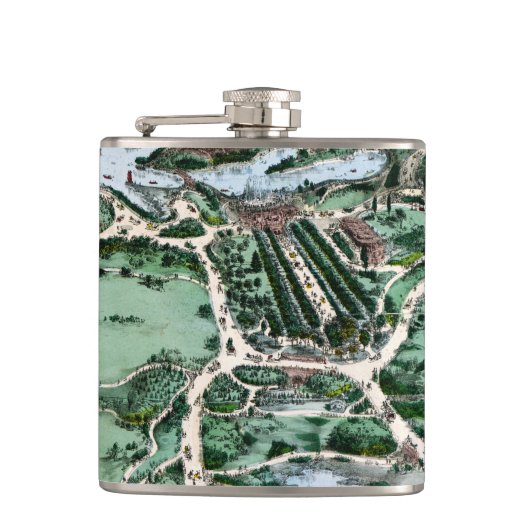 セントラル・パーク1860年 フラスク (正面)