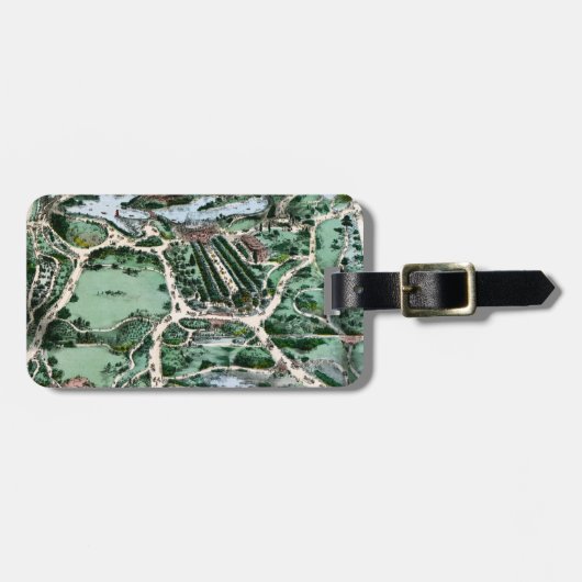 セントラル・パーク1860年 ラゲッジタグ (正面横)