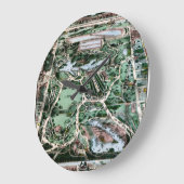 セントラル・パーク1860年 ラージ壁時計 (傾斜)