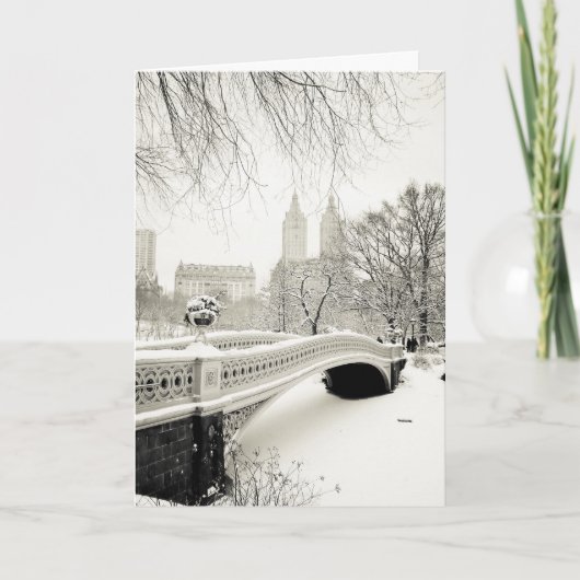 セントラル・パーク-ニューヨークの休日 シーズンカード (正面)