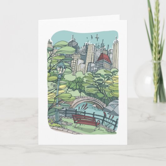 セントラル・パーク|ニューヨークシティ、NY カード (正面)