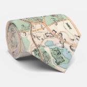 セントラル・パーク(1860年)のヴィンテージの地図 ネクタイ (ロール)