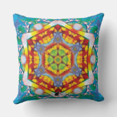セントリス万華鏡のように千変万化するパターン枕 クッション (裏面)