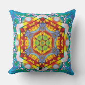 セントリス万華鏡のように千変万化するパターン枕 クッション (正面)