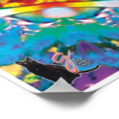 セントリス運動コラージュ万華鏡のように千変万化するパターンポスター ポスター (角)