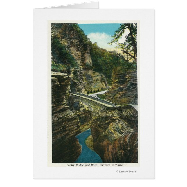 セントリー橋と上部トンネルの景色 (正面)