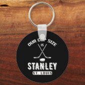 セントルイスのアイスホッケー私たちのカップサイズはスタンリー・ソーベン キーホルダー (正面)