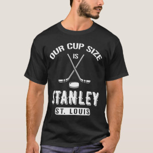 セントルイスのアイスホッケー私たちのカップサイズはスタンリー・ソーベン Tシャツ