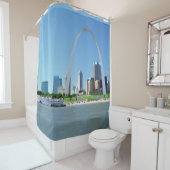 セントルイスのアーチ シャワーカーテン (インサイチュ)