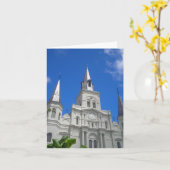 セントルイスのカテドラルのメッセージカード カード (黄色い花)