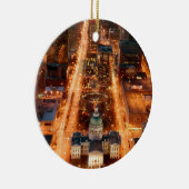 セントルイスのクリスマスの眺め セラミックオーナメント (右)