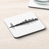 セントルイスのスカイラインのコースター(b/w) コースター (左側)