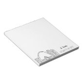 セントルイスのスカイライン ノートパッド (アングル)