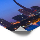 セントルイスのスカイライン ポスター (角)