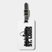 セントルイスのスカイライン ラゲッジタグ (正面縦)