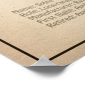 セントルイスのスピリット – 飛行機の設計図プランSD ポスター (角)