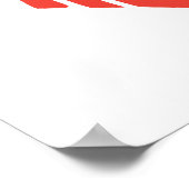 セントルイスのハート型ワードアート ポスター (角)