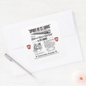 セントルイスのペンシルバニア鉄道精神 スクエアシール (封筒)