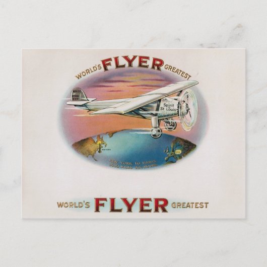 セントルイスの世界で最も偉大なフライヤーヴィンテージの精神 ポストカード (正面)