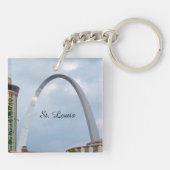 セントルイスの両側キーチェーン キーホルダー (裏面)