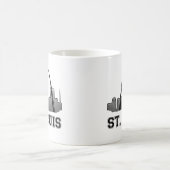 セントルイスの出入口のアーチ コーヒーマグカップ (中央)