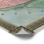 セントルイスの地図 ポスター (角)