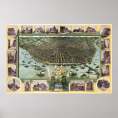 セントルイスの地図 – 1896年ビッグマップブログ ポスター (正面)