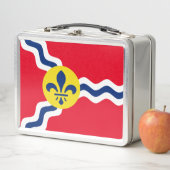 セントルイスの市旗 メタルランチボックス (インサイチュ)