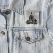 セントルイスの教会の正面 缶バッジ (インサイチュ)