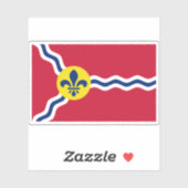 セントルイスの旗（ミズーリ州） シール (シート)