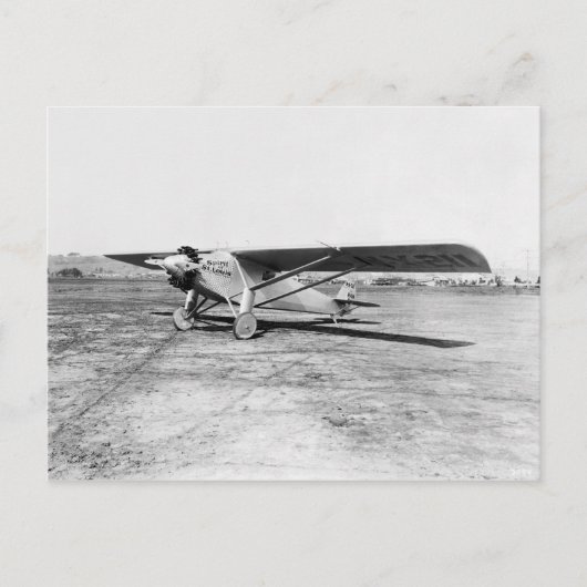 セントルイスの精神（リンドバーグ） ポストカード (正面)