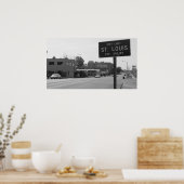 セントルイスの自然橋の道路の制限 ポスター (キッチン)