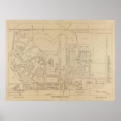 セントルイスの1904年世界博覧会の地図 ポスター (正面)