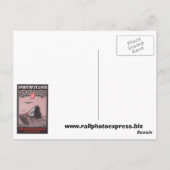 セントルイスのPRR列車精神 ポストカード (裏面)