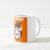 セントルイスはマグを茶色にします コーヒーマグカップ (正面右)