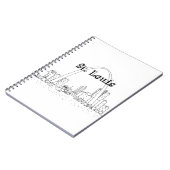 セントルイスアークバケーションスケッチバケーションアートトラベル ノートブック (左側)